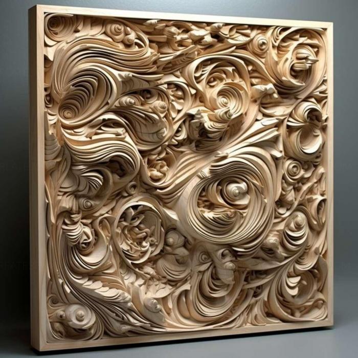 نموذج ثلاثي الأبعاد لآلة CNC 3D Art 